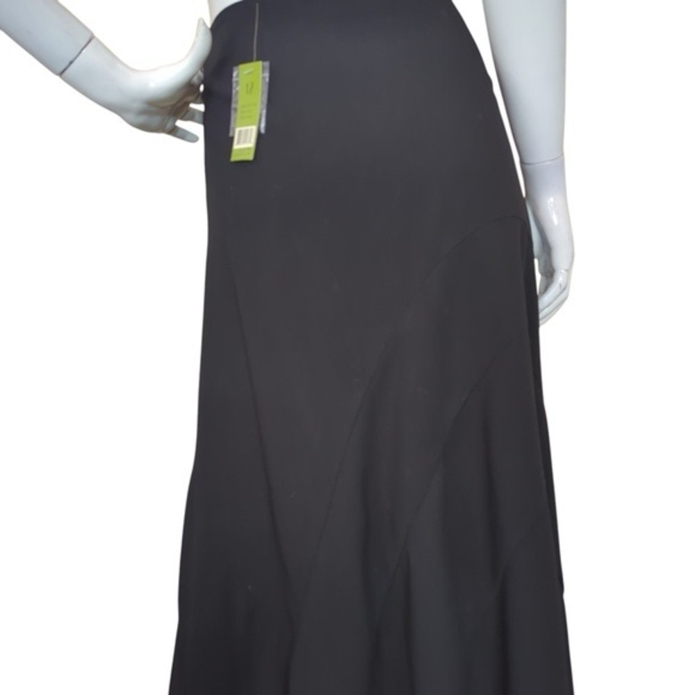 NIC+ZOE Black Flared A-line Midi Skirt NWT - Picture 7 of 13